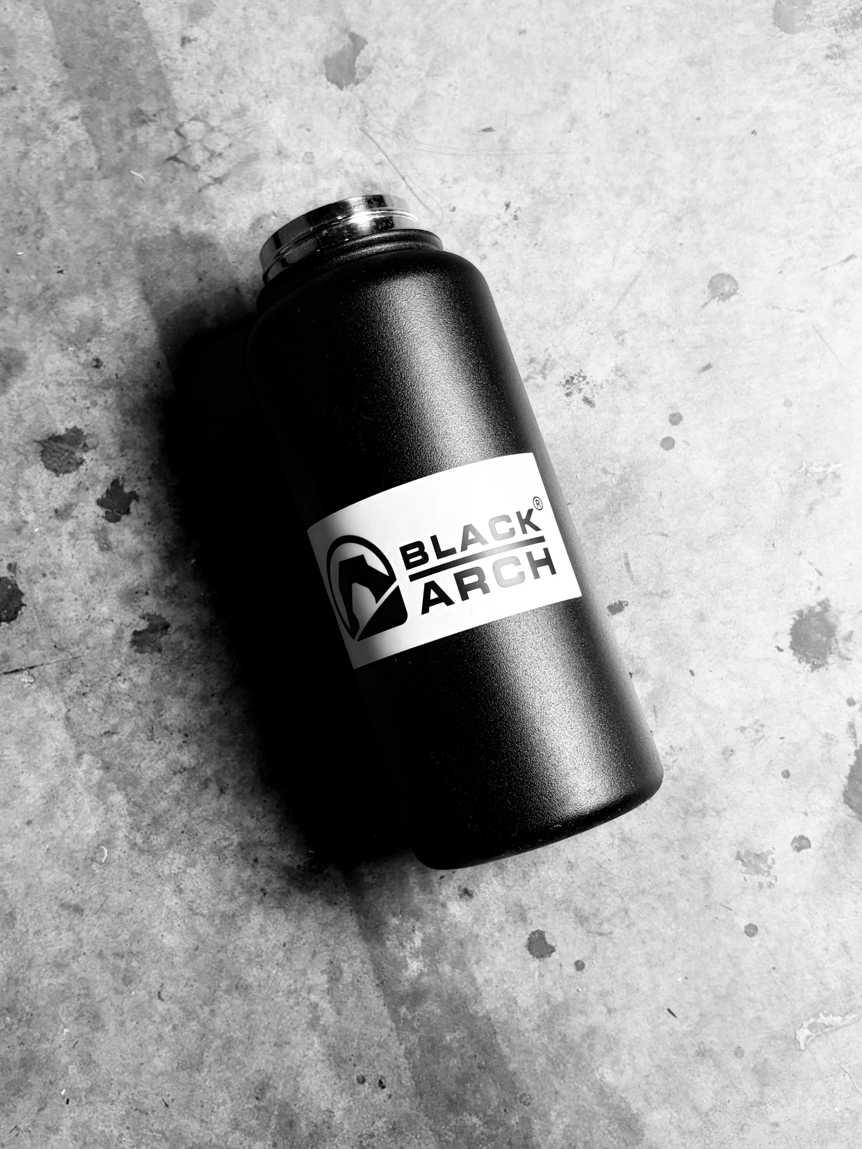 Black Arch Logo Sticker