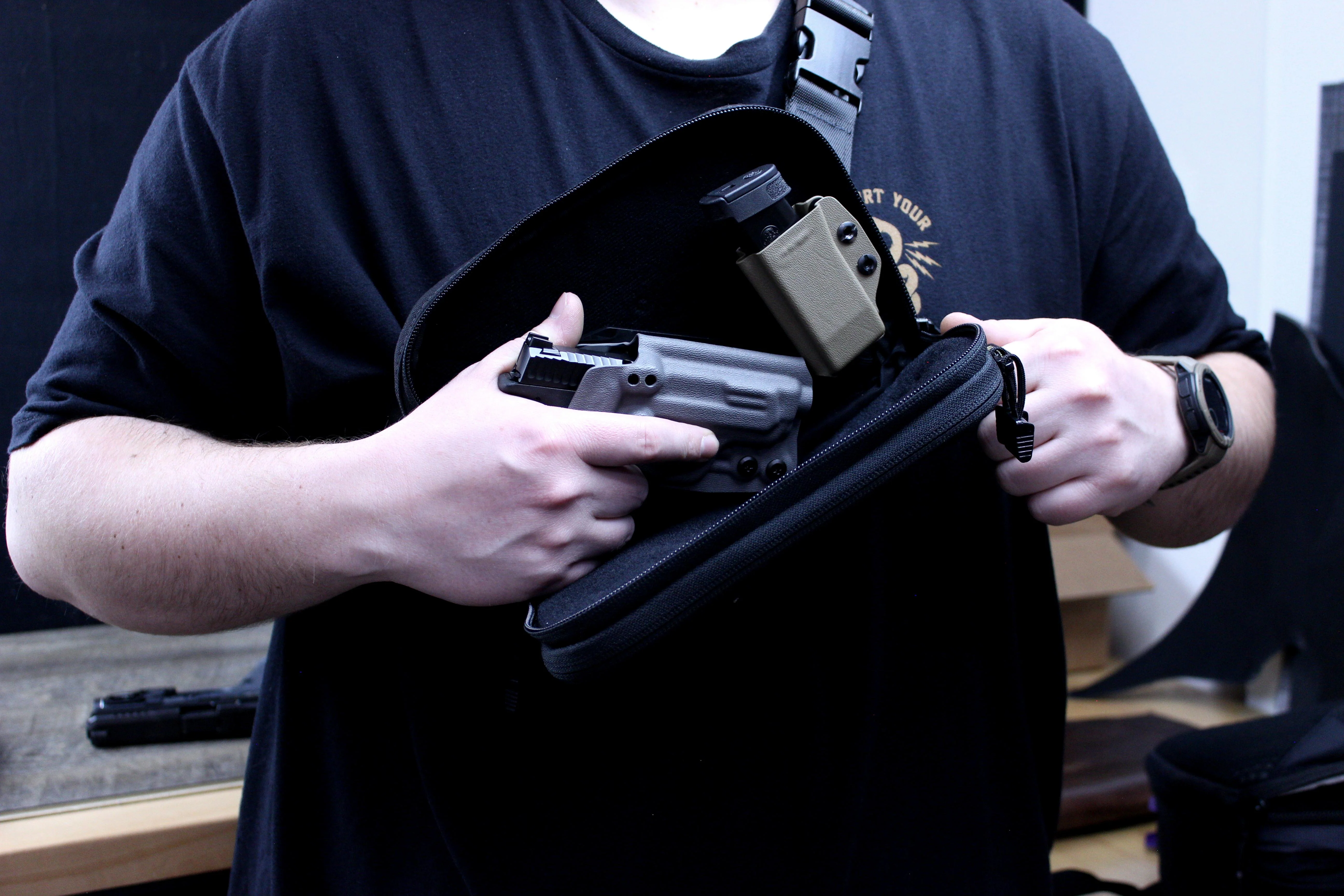 EDC Velcro Bag Holster for Springfield Hellcat RDP - Image 5
