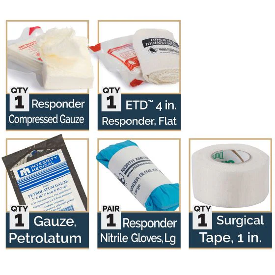 North American Rescue Individual Aid Kit - Image 3